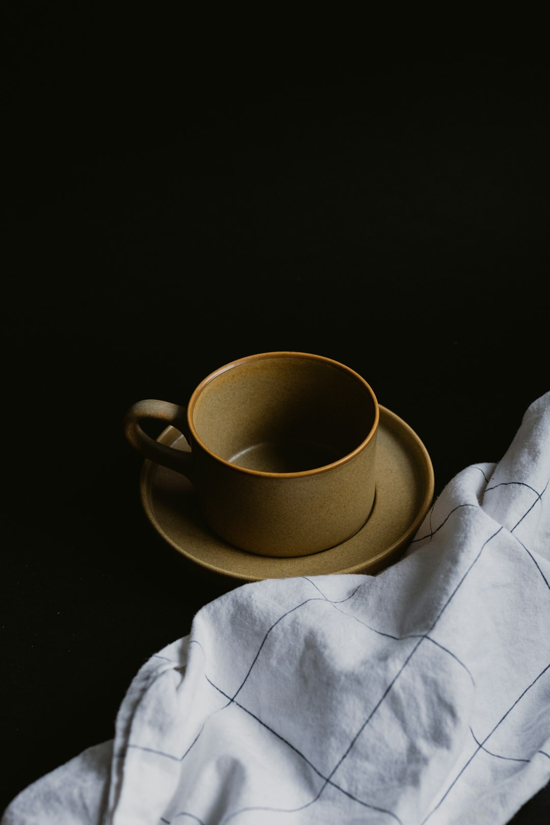 Koffietas met schoteltje
